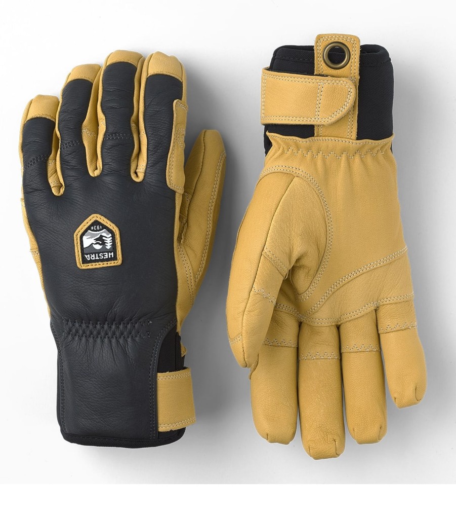 Men Hestra Gloves | Hestra Ergo Grip Incline - 5 Finger 350700_Grey_Natural_Brown