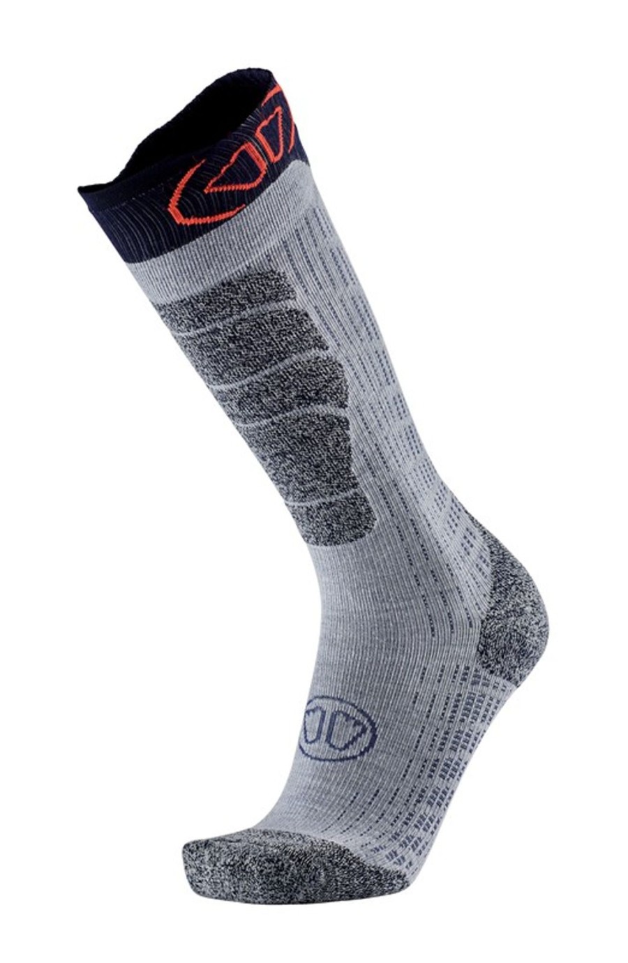 Men Sidas Socks | Sidas Ski Merinos Socks Grey Black